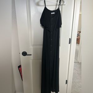 Black maxi dress